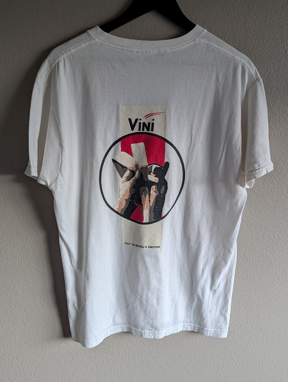 Vini Tikiphone Telecom Promo T Shirt French Polynesia Size L Rare Collectible